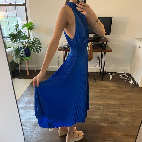 A.L.C. Blue Midi Dress - Picture 5 of 7